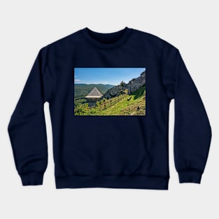 Ostrovica Castle in Kulen Vakuf, Bosnia Crewneck Sweatshirt